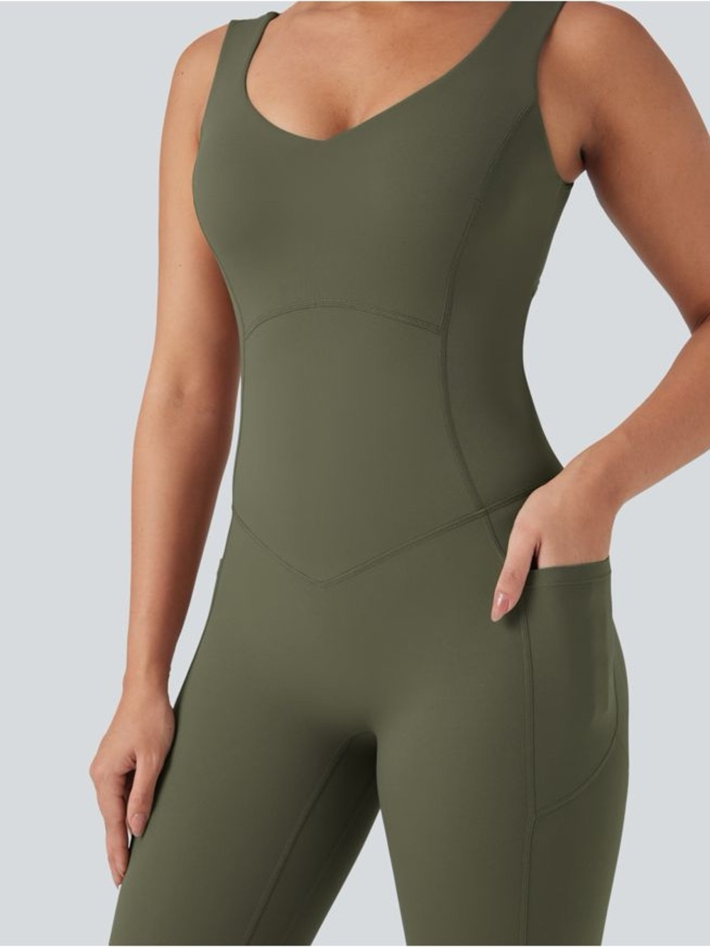 HALARA Active Tummy Control Butt Lifting Jumpsuit - Large - Picture 5 of 9